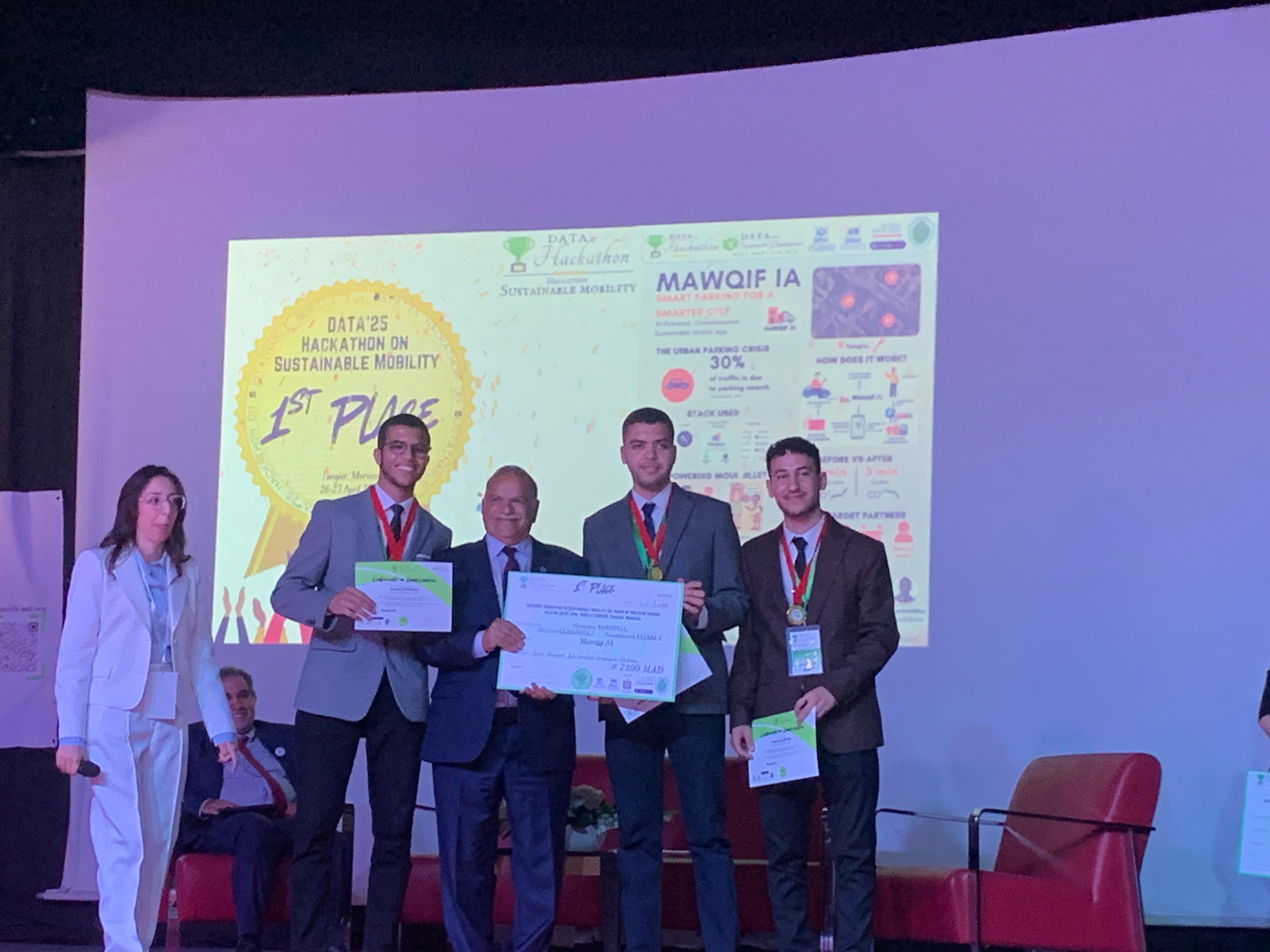 First Prize at 'DATA2025' Hackathon for sustainable mobility
