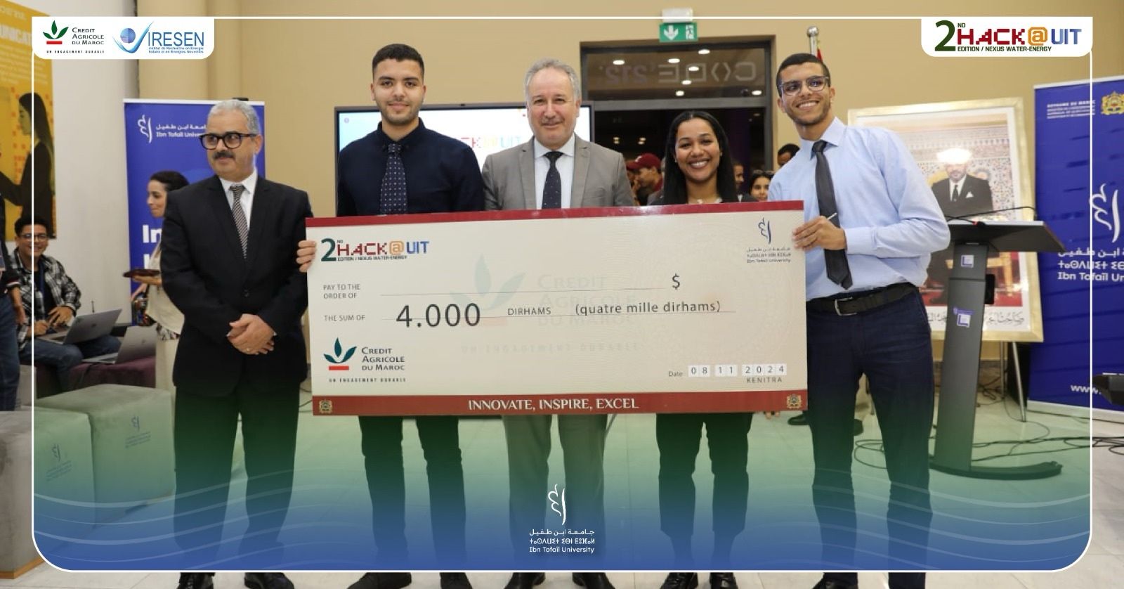 3rd place at the 2nd Hack@UIT, focusing on water conservation