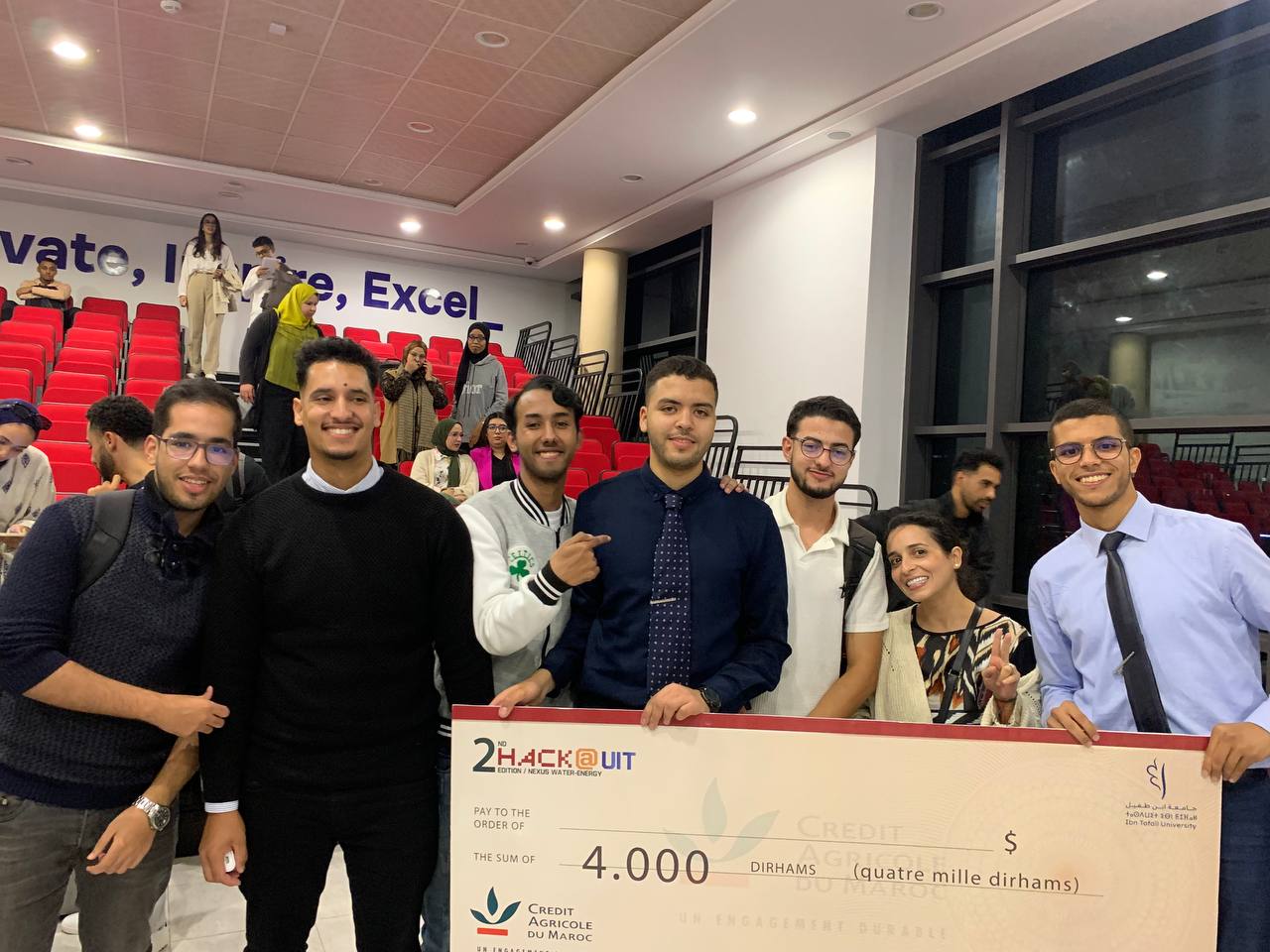 3rd place at the 2nd Hack@UIT, focusing on water conservation