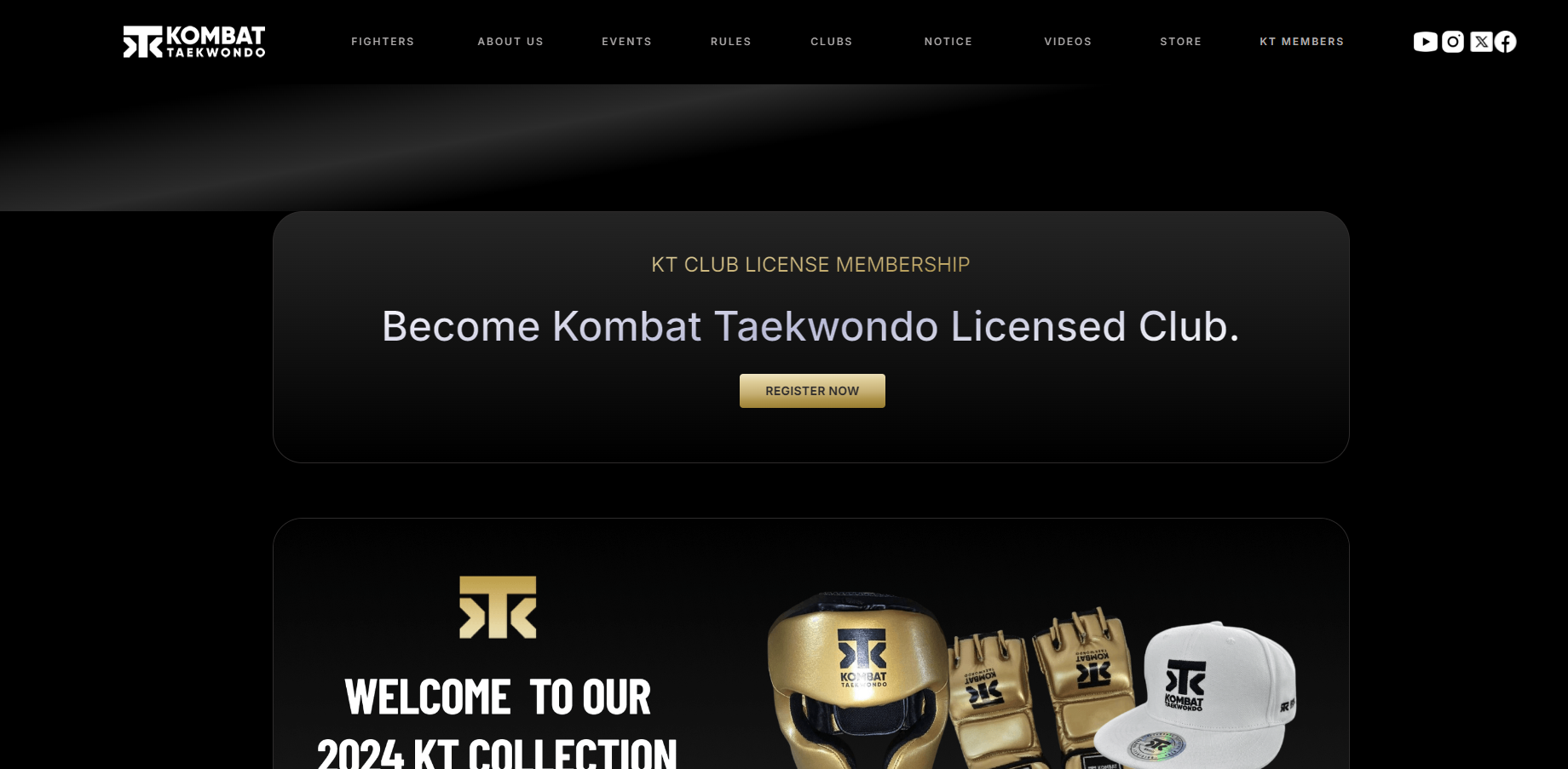 Taekwondo webApp